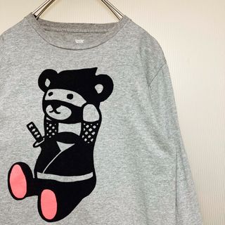 グラニフ(Design Tshirts Store graniph)のgraniph グラニフ CONTROL BEAR 忍者 長袖 ロンTシャツ S(Tシャツ(長袖/七分))