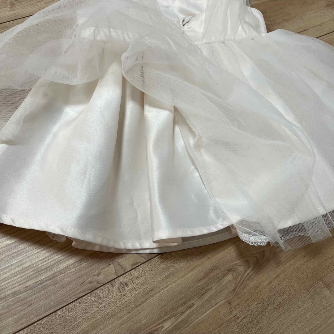 SHEIN(シーイン)のSHEIN ベビードレス　バースデー　ハーフバースデー　結婚式　チュール　80 キッズ/ベビー/マタニティのベビー服(~85cm)(セレモニードレス/スーツ)の商品写真