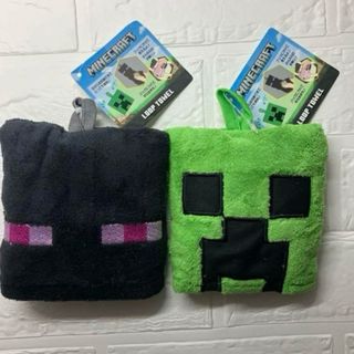 Minecraft - 【新品】マインクラフト ループタオル エンダーマン クリーパー 2枚