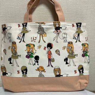 レッスンバッグ　女の子　ハンドメイド(バッグ/レッスンバッグ)