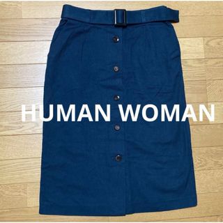 ヒューマンウーマン(HUMAN WOMAN)のHUMAN WOMAN スカート(ひざ丈スカート)