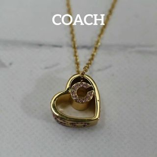 人気!! COACH コーチ シグネチャー ネックレス ゴールド 新品未使用