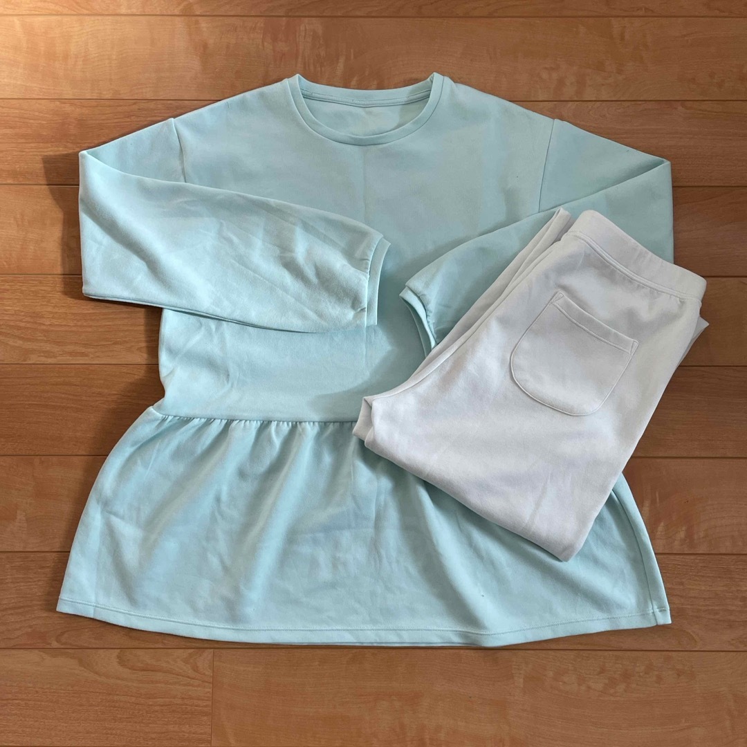 ユニクロ　キッズ　AIR ism ルームウエア キッズ/ベビー/マタニティのキッズ服女の子用(90cm~)(パジャマ)の商品写真