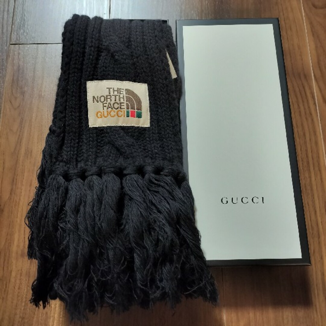 Gucci(グッチ)の新品グッチ×ザノースフェイス　マフラー メンズのファッション小物(マフラー)の商品写真