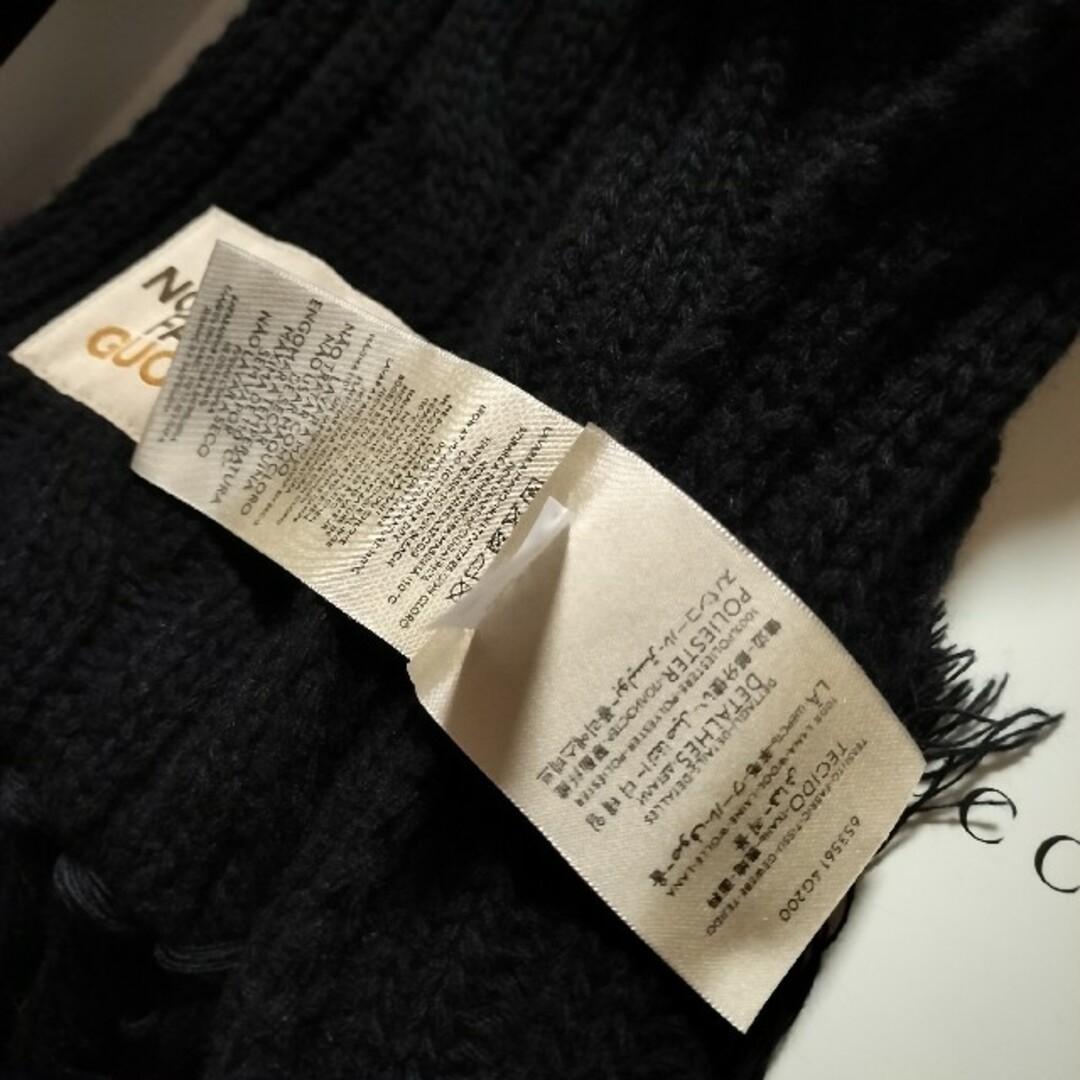 Gucci(グッチ)の新品グッチ×ザノースフェイス　マフラー メンズのファッション小物(マフラー)の商品写真