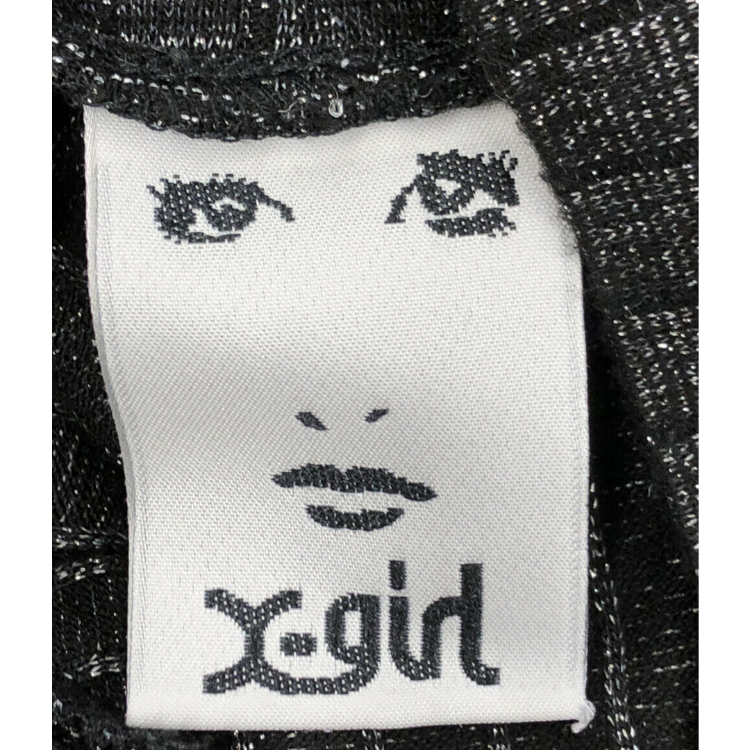 X-girl(エックスガール)の美品 エックスガール X-GIRL 長袖カットソー    レディース S レディースのトップス(カットソー(長袖/七分))の商品写真