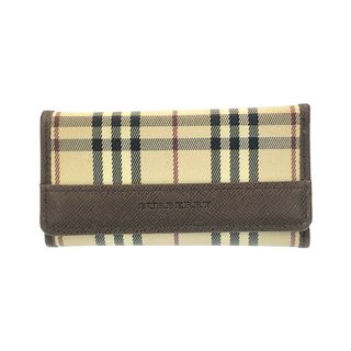 BURBERRY - 残１【新品】BURBERRY レザー ロゴ キーホルダー/キー