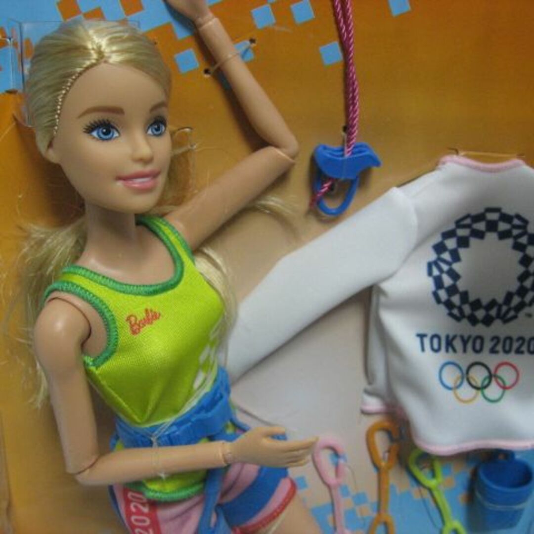 MATTEL(マテル)のバービー スポーツクライミングのせんしゅ 東京2020オリンピック　 新品 エンタメ/ホビーのフィギュア(スポーツ)の商品写真