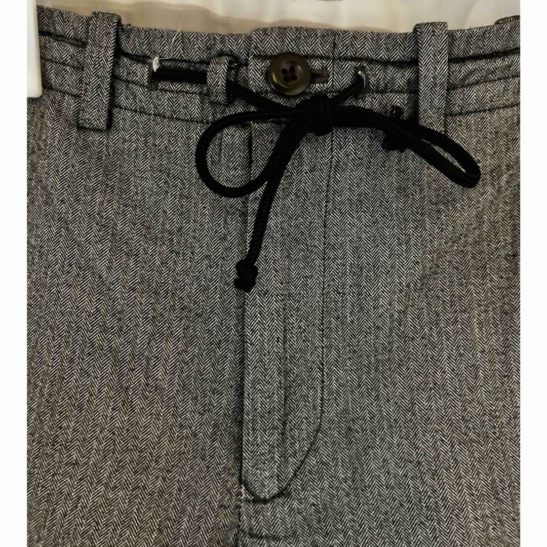 Paul Smith COLLECTION(ポールスミスコレクション)のポールスミス コレクション ヘリンボーン アンクルカットパンツ グレー メンズのパンツ(その他)の商品写真