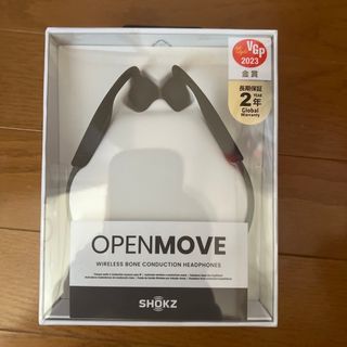 アフターショックス(AFTERSHOKZ)の【新品未開封】AFTERSHOKZ OPENMOVE SLATE GREY(ヘッドフォン/イヤフォン)