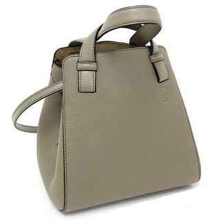 ロエベ(LOEWE)のロエベ LOEWE ハンモック ナゲット 2way ハンド ショルダー バッグ ソフトグレインカーフ A538H04X06 カーキ ゴールド金具 未使用品(その他)