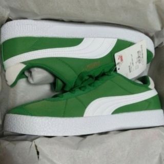 プーマ(PUMA)のプーマ スニーカー グリーン メンズ クラブ ナイロン 384822-05(スニーカー)