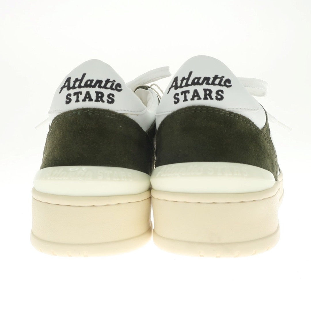 Atlantic STARS(アトランティックスターズ)の【中古】【未使用】アトランティックスターズ Atlantic STARS nantoc スエード レザー スニーカー ホワイトxダークオリーブ【サイズ42】【メンズ】 メンズの靴/シューズ(スニーカー)の商品写真