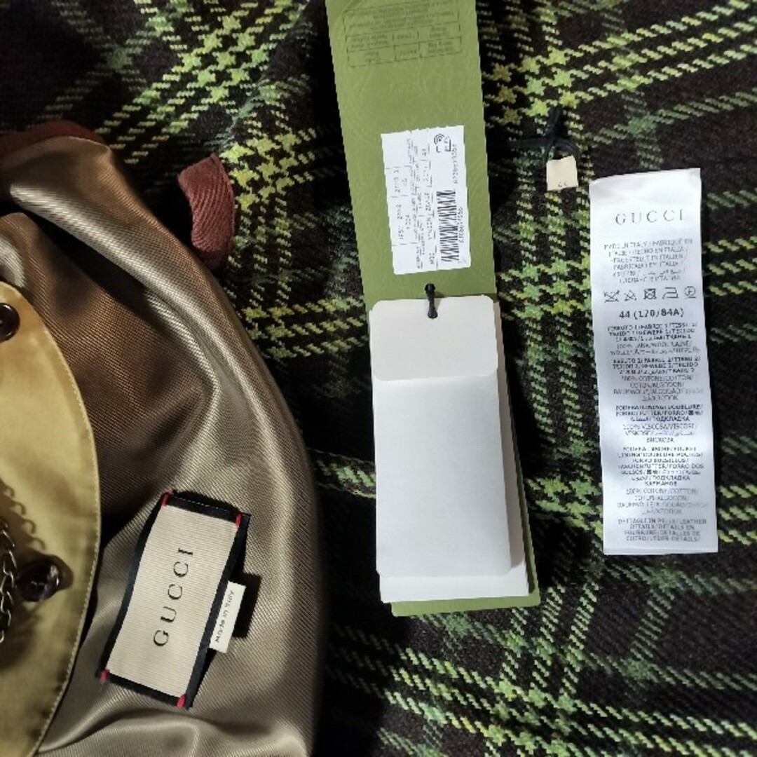 Gucci(グッチ)の新品グッチ　ステンレスカラーコート メンズのジャケット/アウター(ステンカラーコート)の商品写真