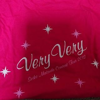 値引可】松田聖子★ツアーTシャツFサイズ(バックプリント有り!)ピンク♪新品(アイドルグッズ)