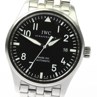 インターナショナルウォッチカンパニー(IWC)のIWC IWC SCHAFFHAUSEN IW325504 パイロット・ウォッチ マークXVI デイト 自動巻き メンズ 保証書付き_800330(腕時計(アナログ))