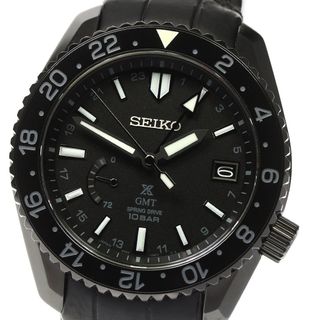 セイコー(SEIKO)のセイコー SEIKO SBDB025/5R66-0BR0 プロスペックス GMT スプリングドライブ メンズ 極美品 箱付き_800381(腕時計(アナログ))