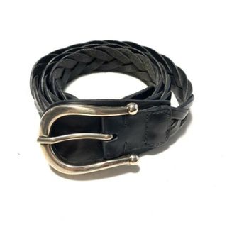 グッチ(Gucci)のグッチ ベルト - 268242 黒 編み込み(ベルト)