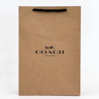 コーチ(COACH)の新品 未使用 COACH ショッパー 袋 コンパクトサイズ プレゼント 紙 (ショップ袋)