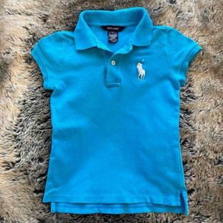 ラルフローレン(Ralph Lauren)のガールズ　ラルフローレン　ビッグポニーポロシャツ　サイズS(7)(Tシャツ/カットソー)