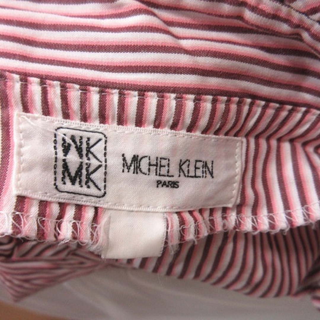 MICHEL KLEIN(ミッシェルクラン)のミッシェルクラン シャツ ブラウス ストライプ 長袖 マルチカラー ■MO レディースのトップス(シャツ/ブラウス(長袖/七分))の商品写真