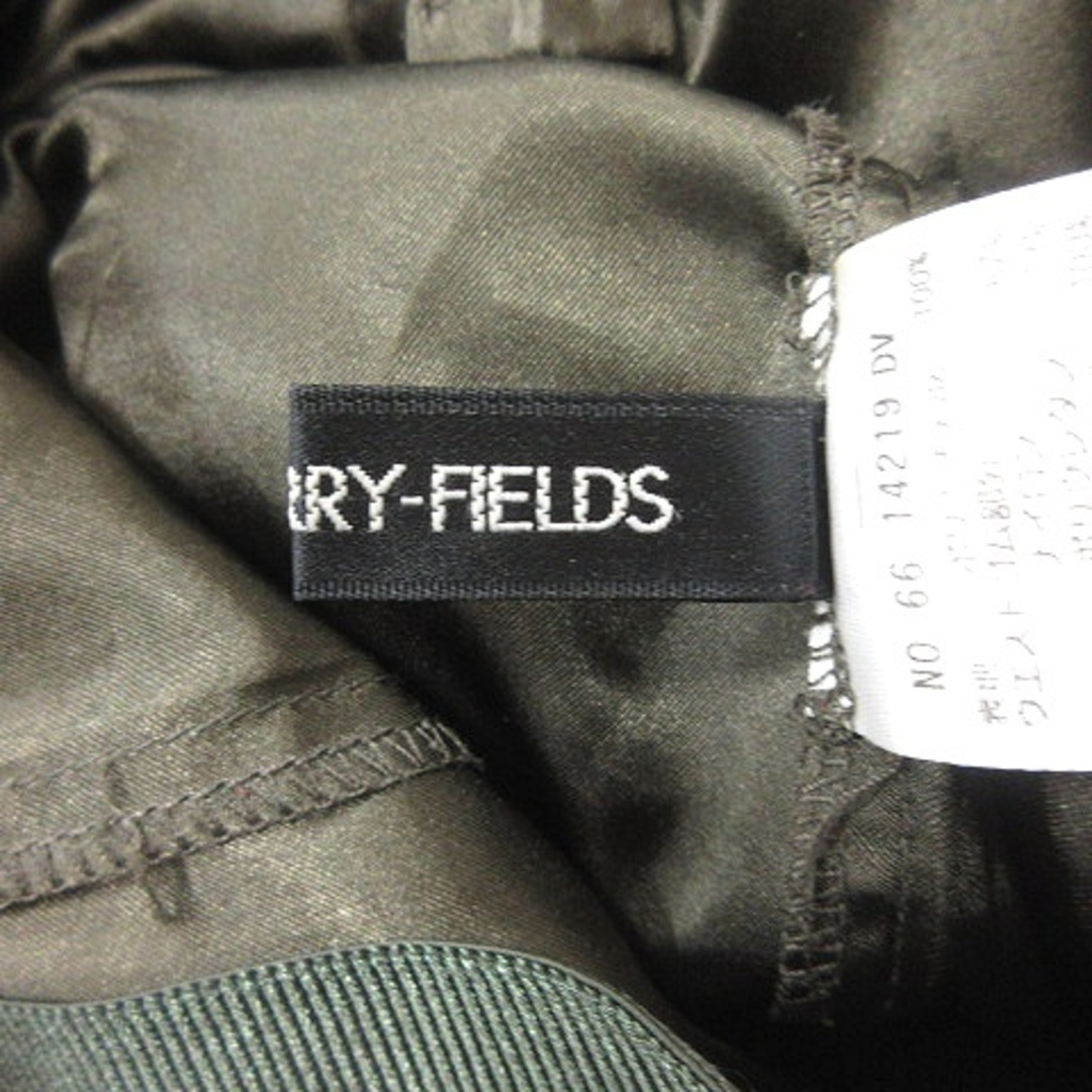 STRAWBERRY-FIELDS(ストロベリーフィールズ)のストロベリーフィールズ タイトスカート ミモレ ロング 総レース 緑 カーキ レディースのスカート(ロングスカート)の商品写真