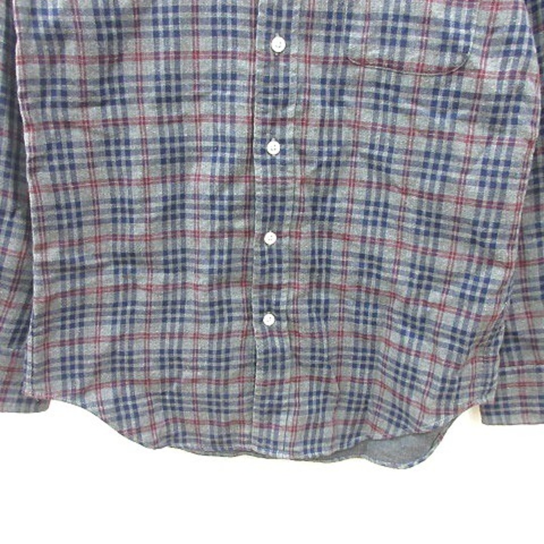 EDWIN(エドウィン)のエドウィン EDWIN ボタンダウンシャツ チェック 長袖 M グレー /MN メンズのトップス(シャツ)の商品写真