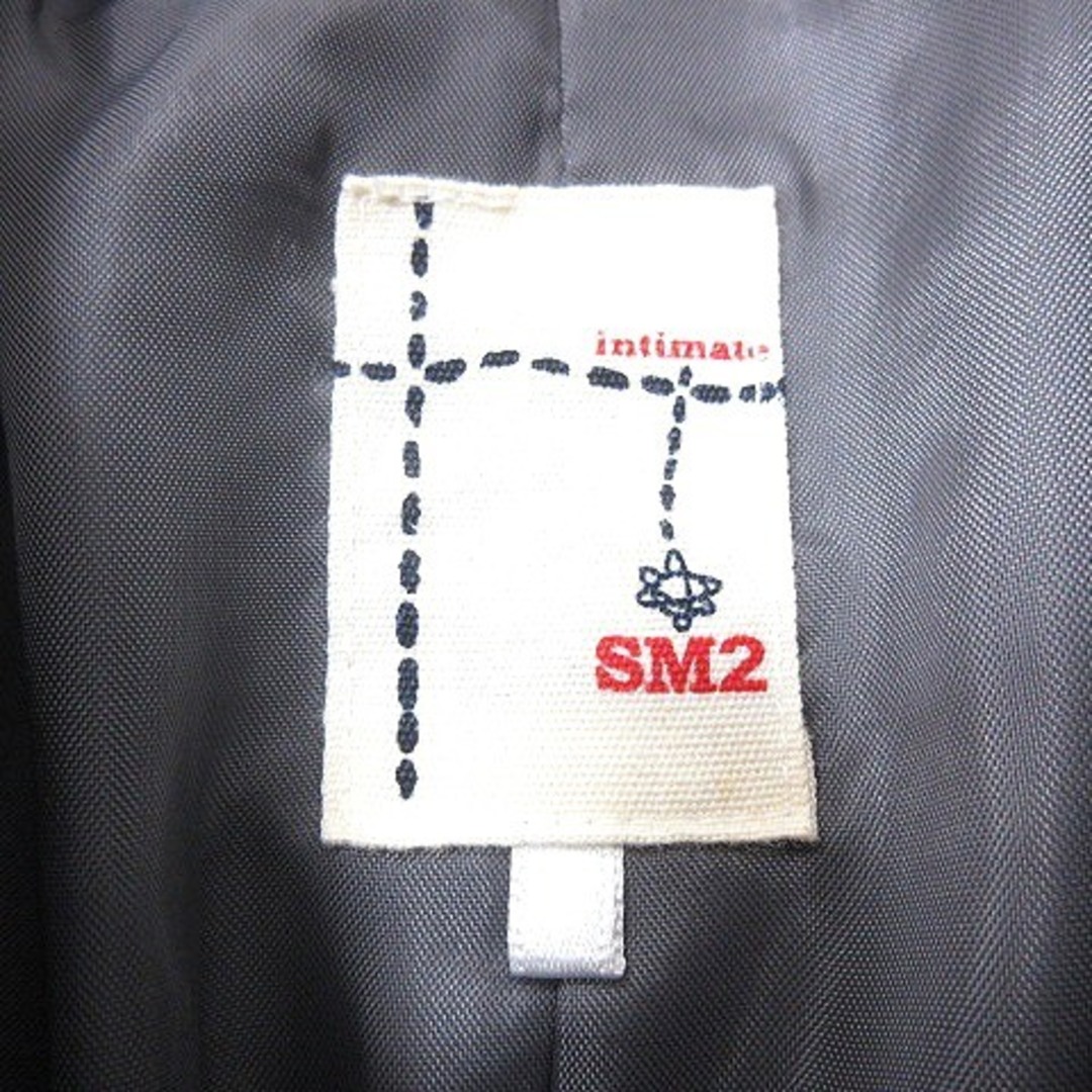 SM2(サマンサモスモス)のサマンサモスモス ステンカラーコート 総裏地 シングル ウール M グレー レディースのジャケット/アウター(その他)の商品写真