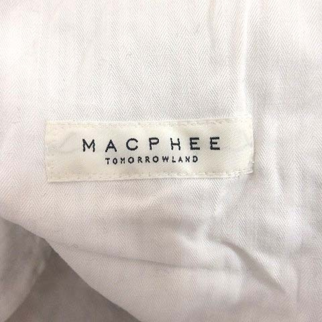 MACPHEE(マカフィー)のマカフィー トゥモローランド ワイドパンツ グレンチェック ウール 34 茶 レディースのパンツ(その他)の商品写真