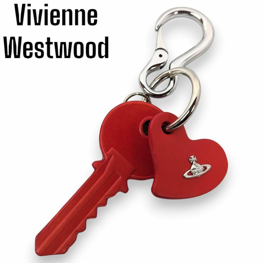 Vivienne Westwood(ヴィヴィアンウエストウッド)の【新品未使用】ヴィヴィアンウエストウッド ハート キーホルダー 3連 キーリング レディースのファッション小物(キーホルダー)の商品写真