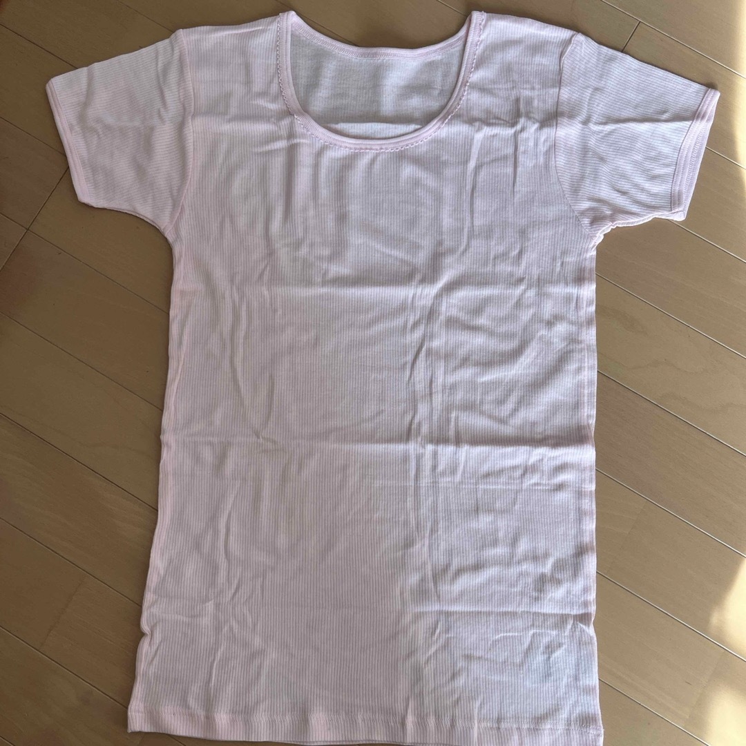 girl's 160 ３分袖シャツ キッズ/ベビー/マタニティのキッズ服女の子用(90cm~)(下着)の商品写真