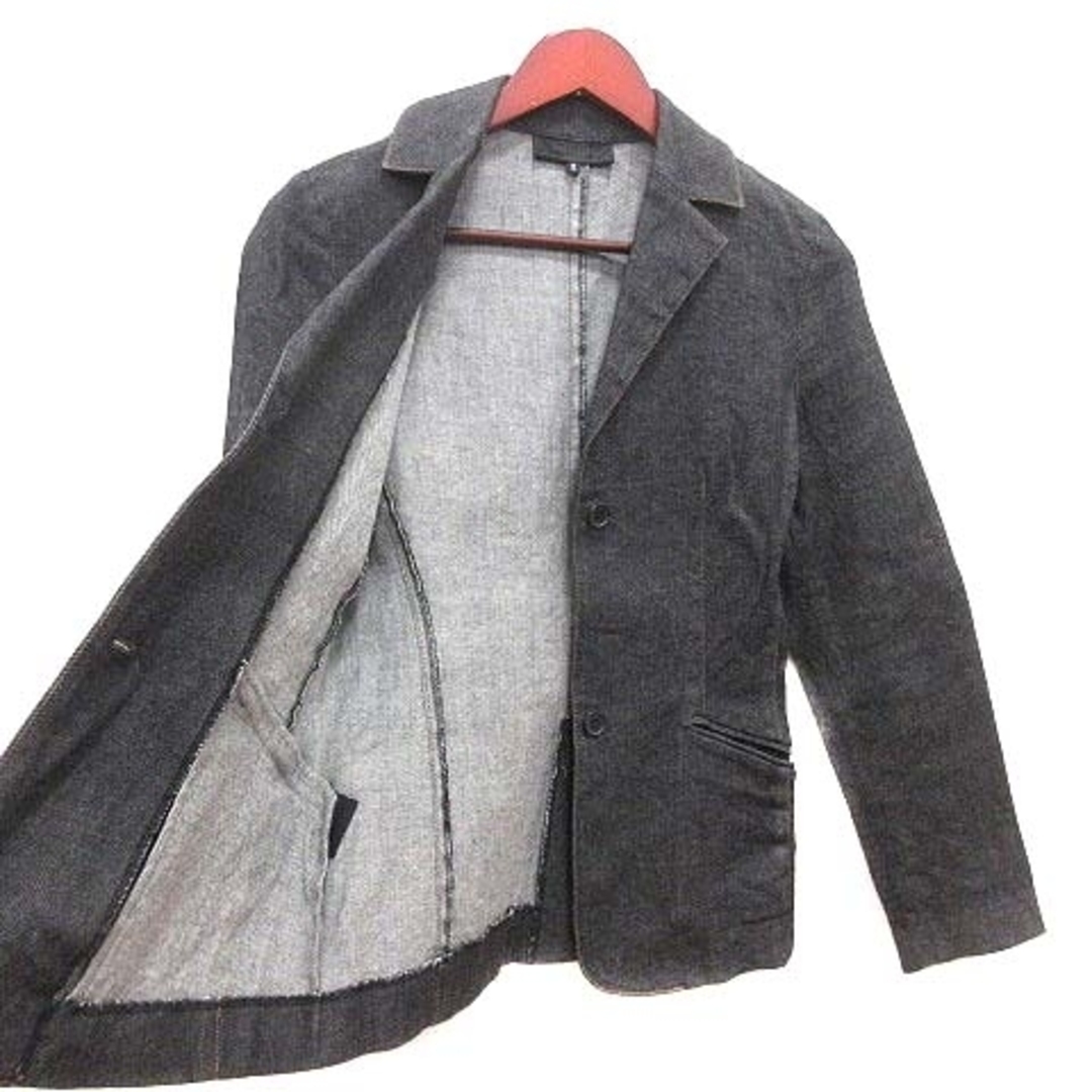 UNTITLED(アンタイトル)のアンタイトル UNTITLED テーラードジャケット デニム 2 黒 ブラック レディースのジャケット/アウター(その他)の商品写真