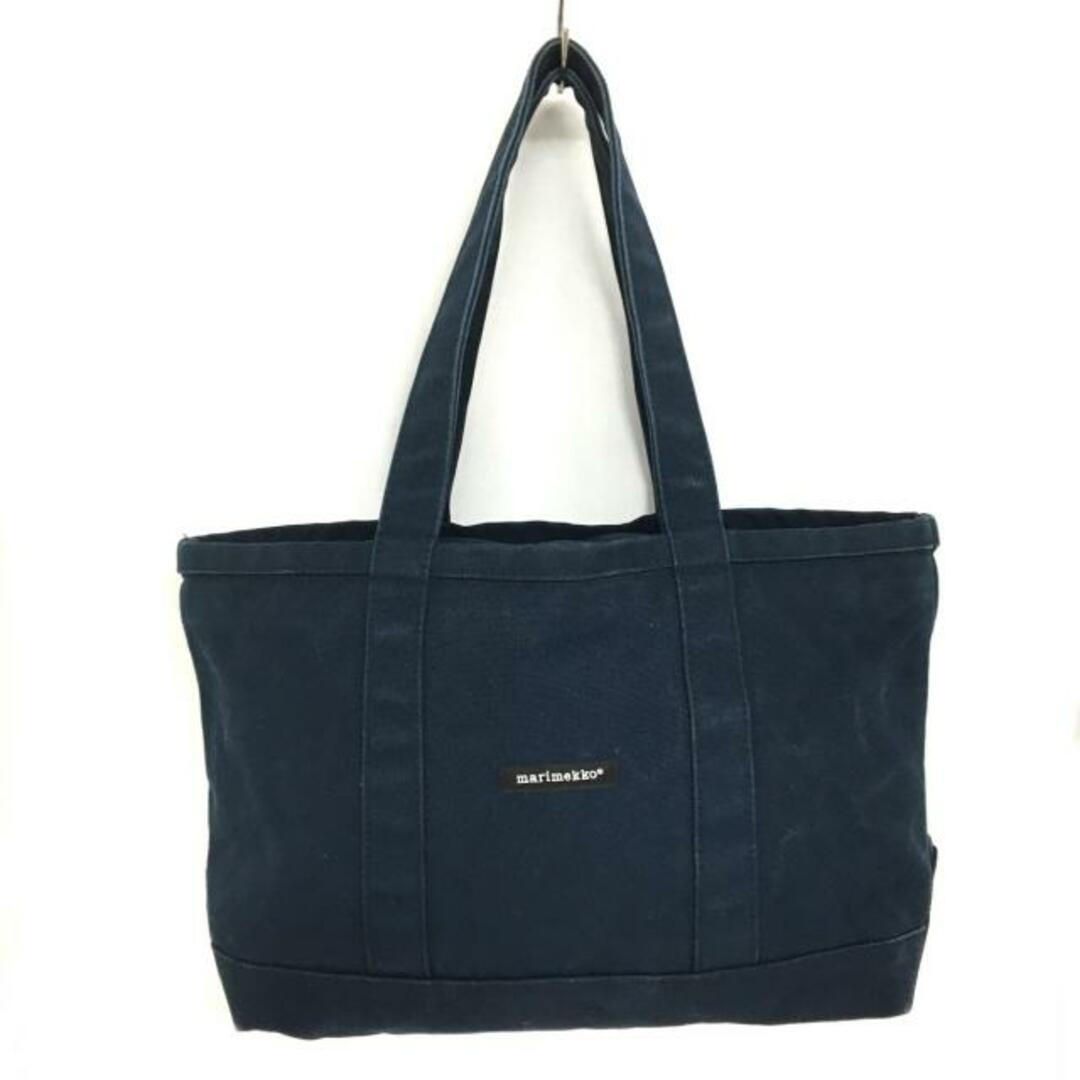 marimekko(マリメッコ)のマリメッコ ハンドバッグ - ダークネイビー レディースのバッグ(ハンドバッグ)の商品写真