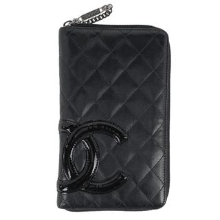 シャネル(CHANEL)のシャネル カンボンライン 長財布 レディース 【中古】(財布)