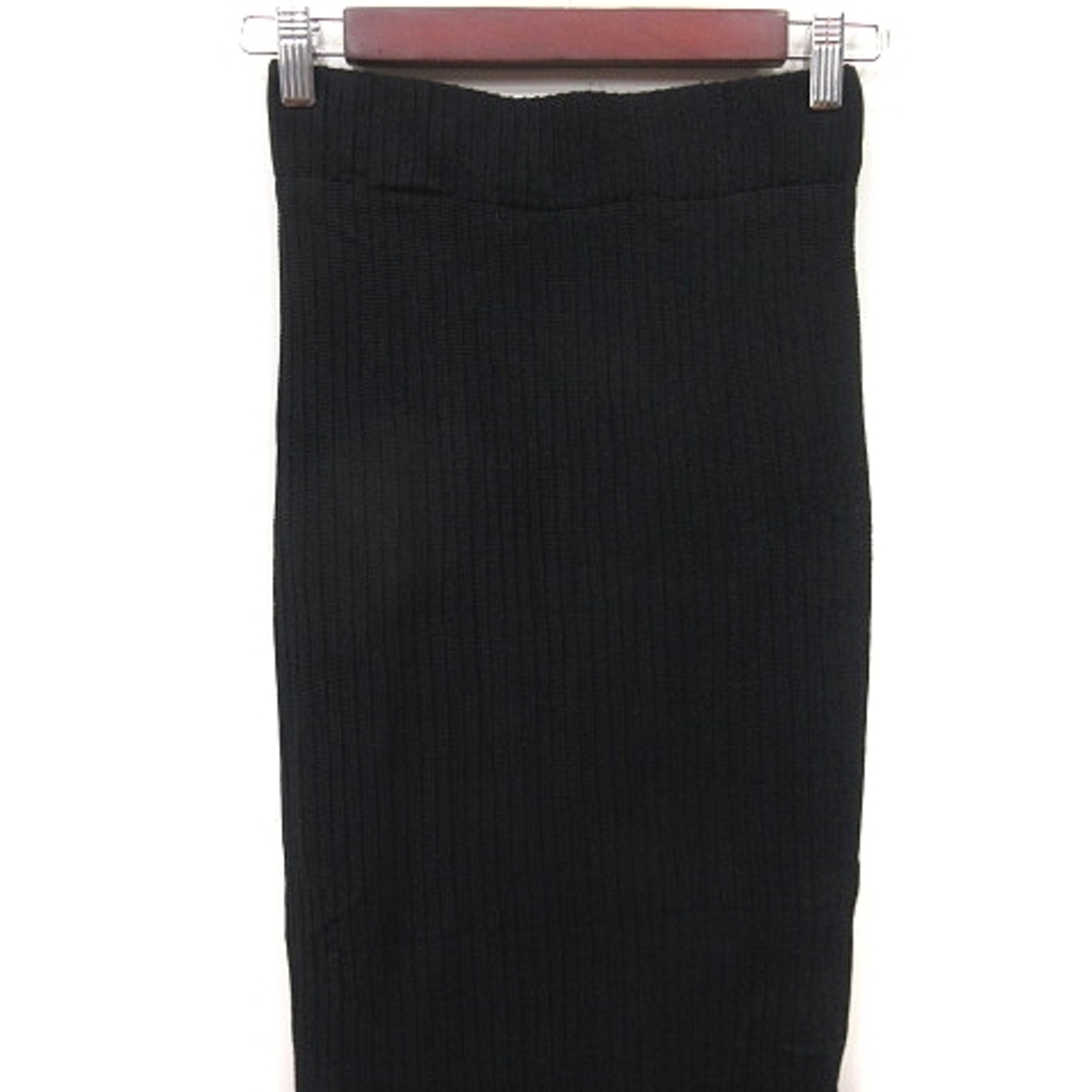 GRL(グレイル)のグレイル マーメイドスカート マキシ リブ M 黒 ブラック /YI ■MO レディースのスカート(ロングスカート)の商品写真
