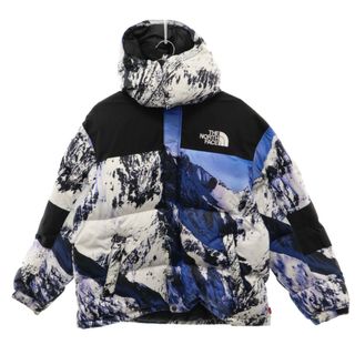 シュプリーム(Supreme)のSUPREME シュプリーム 17AW×THE NORTH FACE×ザノースフェイス マウンテンバルトロダウンジャケット 雪山 ホワイト/ブルー ND91701I(ダウンジャケット)