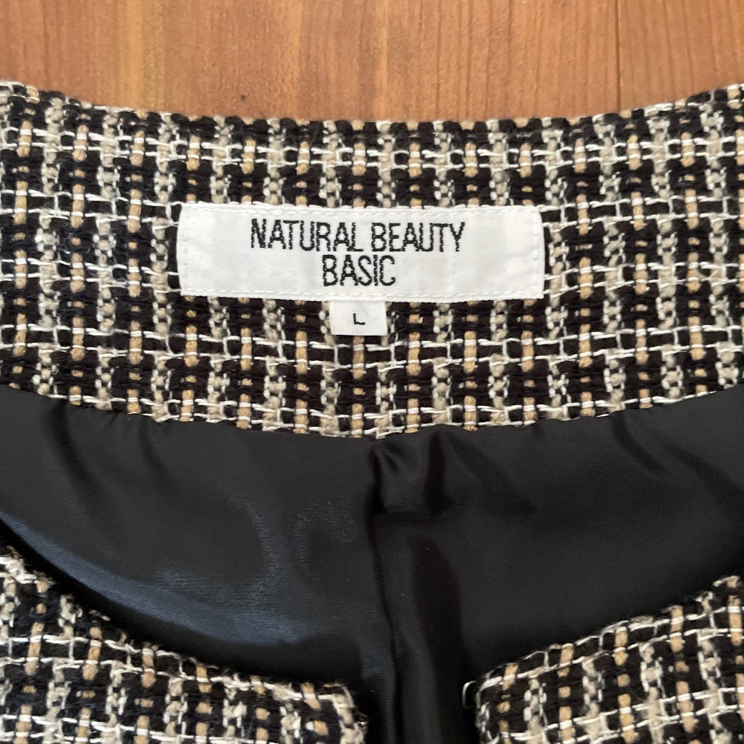 NATURAL BEAUTY BASIC(ナチュラルビューティーベーシック)の《美品》ナチュラルビューティーベーシック　フォーマル　セットアップ レディースのフォーマル/ドレス(スーツ)の商品写真