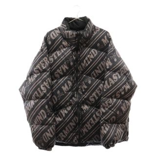 マスターマインドジャパン(mastermind JAPAN)のmastermind JAPAN マスターマインドジャパン xRockey Mountain Logo print down jacket ロゴプリントダウンジャケット ブラック 290-222-52(ダウンジャケット)