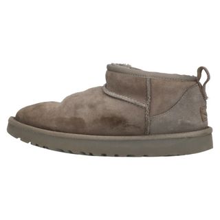 アグ(UGG)のUGG アグ クラシック ウルトラ ミニ ショートブーツ グレー ムートン 1116109(ブーツ)