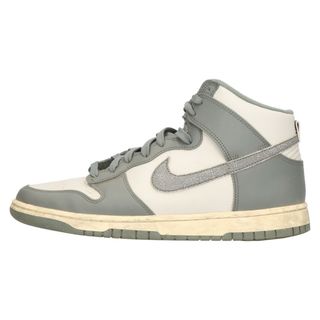 ナイキ(NIKE)のNIKE ナイキ DUNK HI RETRO SE VNTG ダンク ハイ レトロ ヴィンテージ ハイカットスニーカー ホワイト/グレー US11/29cm DM0582-001(スニーカー)