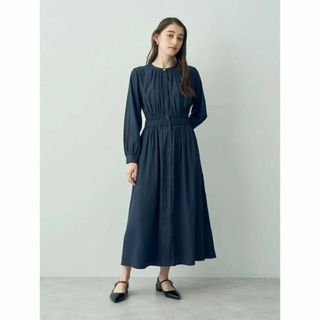 イェッカヴェッカ(YECCA VECCA)の【ネイビー】ギャザーワンピース/24SS(ロングワンピース/マキシワンピース)