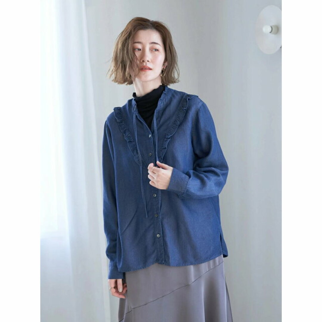 YECCA VECCA(イェッカヴェッカ)の【ブラック】ハイネックカットソー/24SS レディースのトップス(カットソー(長袖/七分))の商品写真