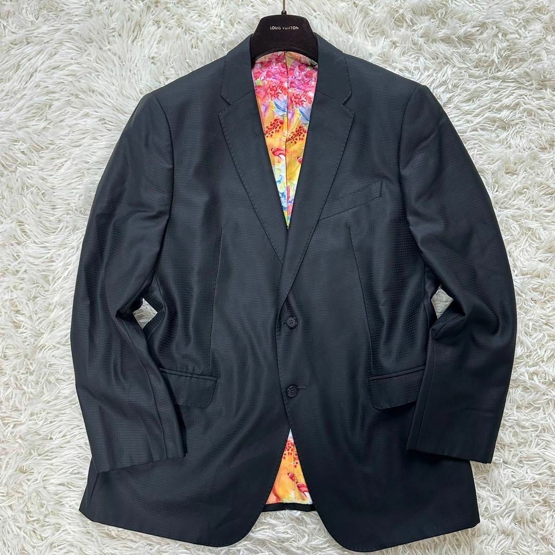 ARMANI COLLEZIONI(アルマーニ コレツィオーニ)の4XL/美品●アルマーニ M LINE スーツ セットアップ花柄 ARMANI メンズのスーツ(セットアップ)の商品写真