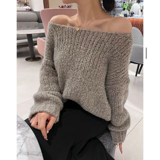 ディーホリック(dholic)のざっくりwoolバトーネックknit(ニット/セーター)