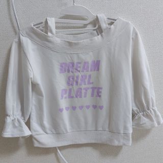 ピンクラテ(PINK-latte)の①ピンクラテ トップス 肩出し 150cm(Tシャツ/カットソー)