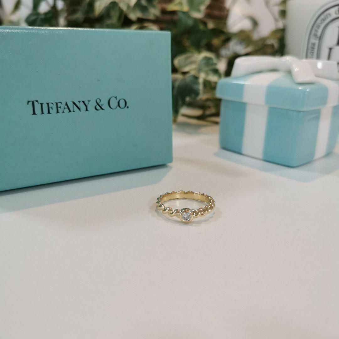 Tiffany & Co.(ティファニー)のティファニー　ダイヤモンドツイストリング　11.5号　18Kゴールドバイザヤード レディースのアクセサリー(リング(指輪))の商品写真