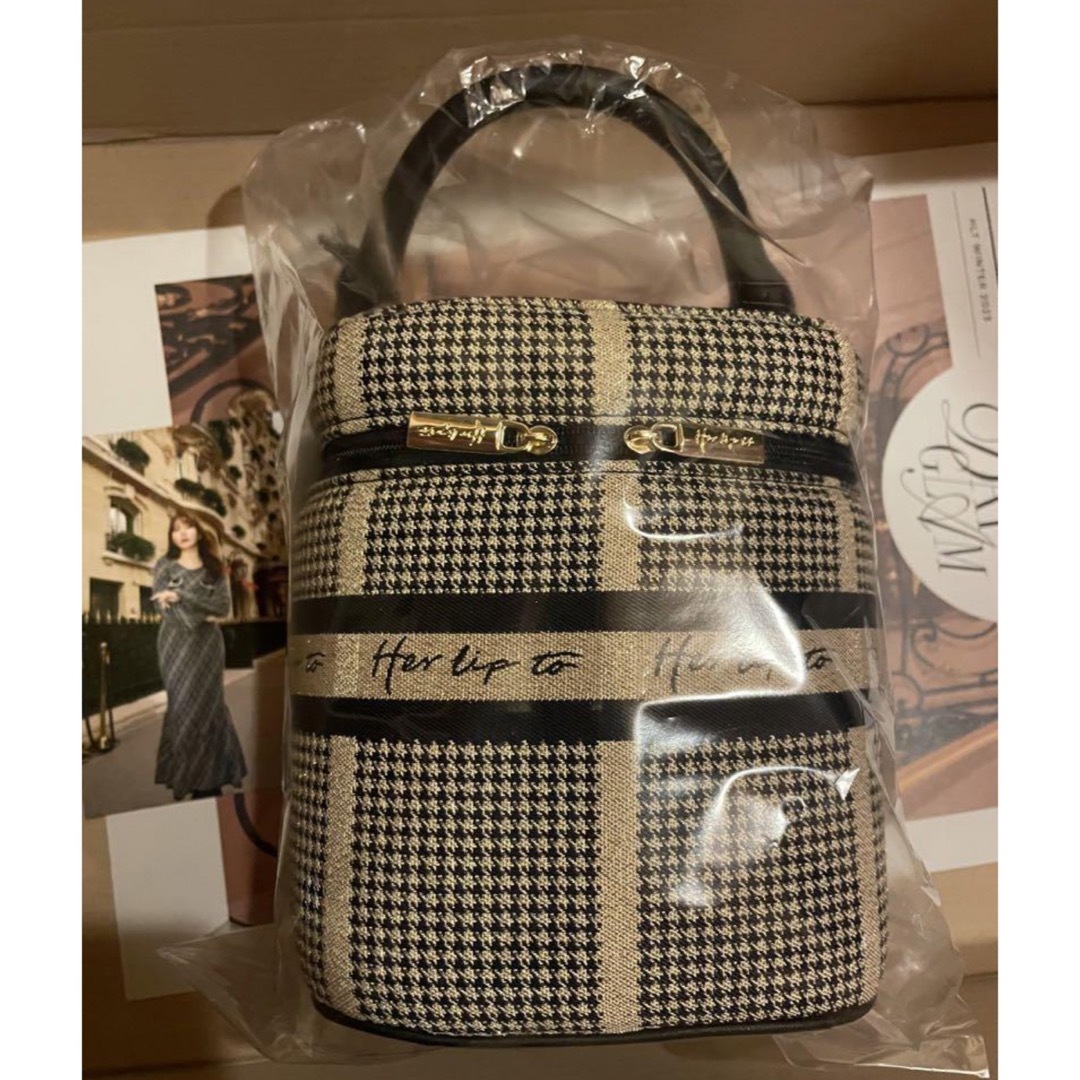 Her lip to(ハーリップトゥ)のHLT Jacquard VanityBag Herlipto レディースのバッグ(トートバッグ)の商品写真