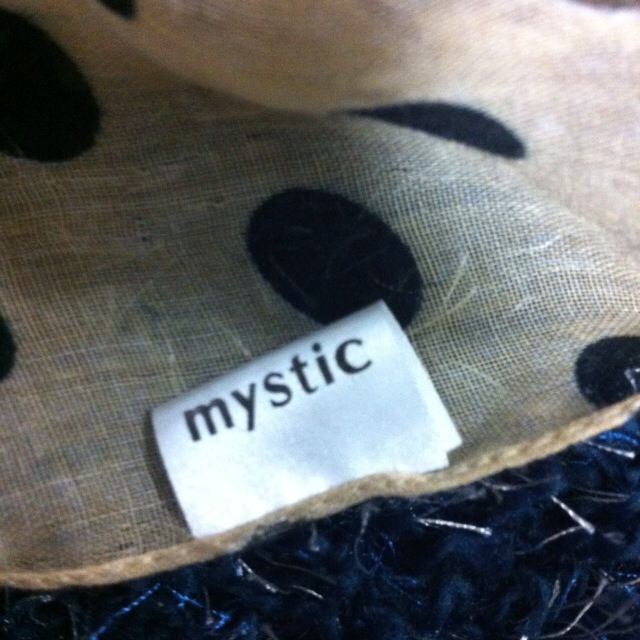 mystic(ミスティック)のmystic＊ドットストール レディースのファッション小物(ストール/パシュミナ)の商品写真