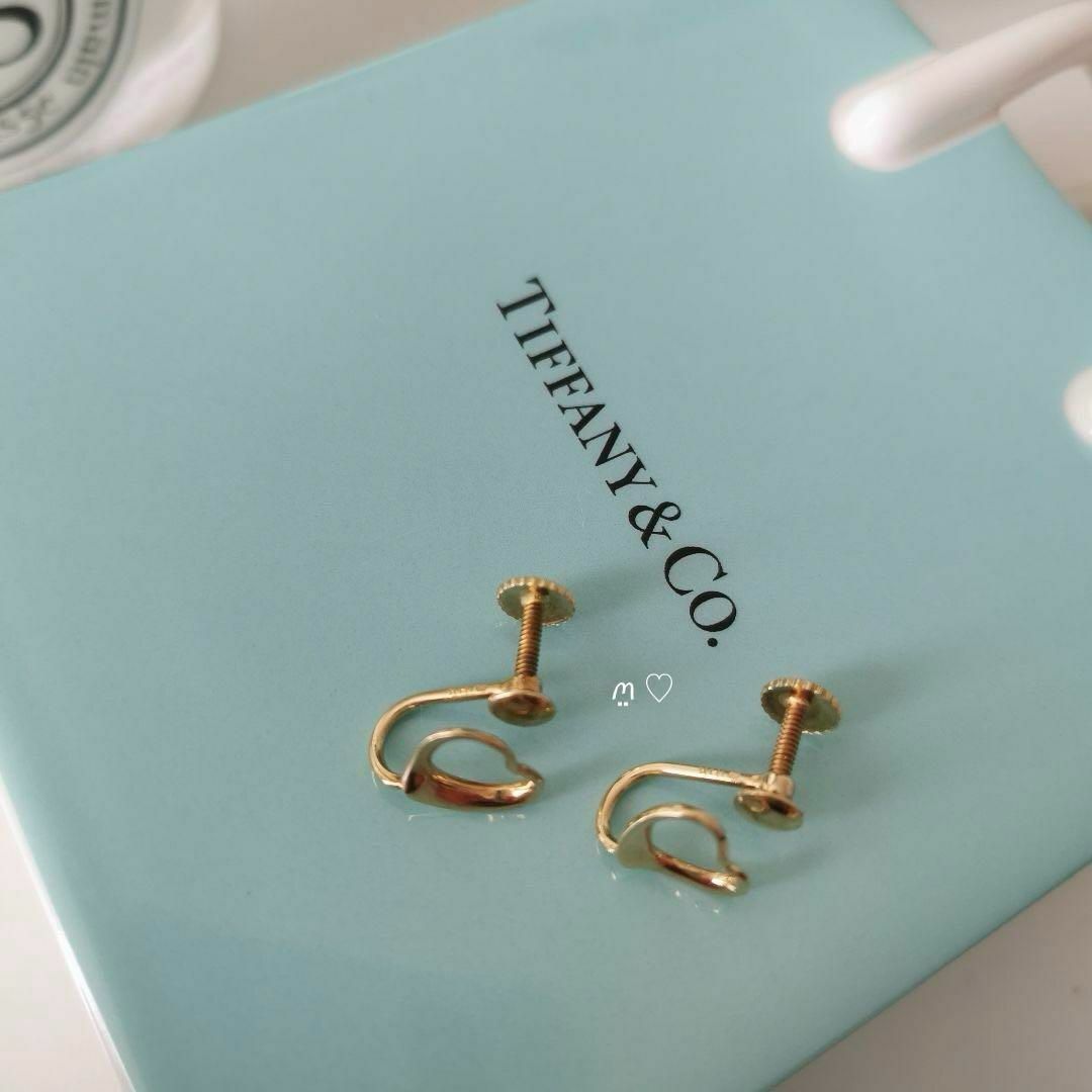 Tiffany & Co.(ティファニー)のティファニー　オープンハートイヤリング　Ꮶ18イエローゴールド　エルサペレッティ レディースのアクセサリー(イヤリング)の商品写真