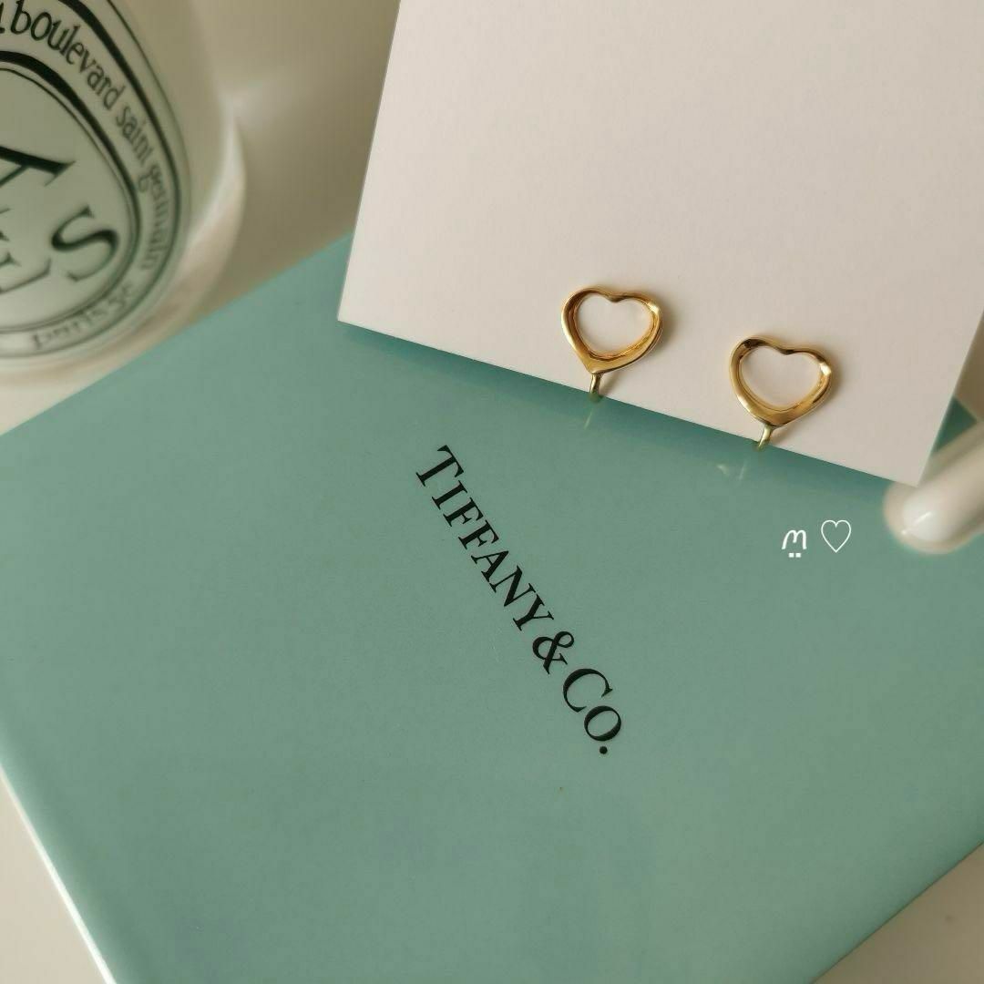 Tiffany & Co.(ティファニー)のティファニー　オープンハートイヤリング　Ꮶ18イエローゴールド　エルサペレッティ レディースのアクセサリー(イヤリング)の商品写真